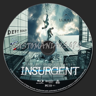 Insurgent blu-ray label