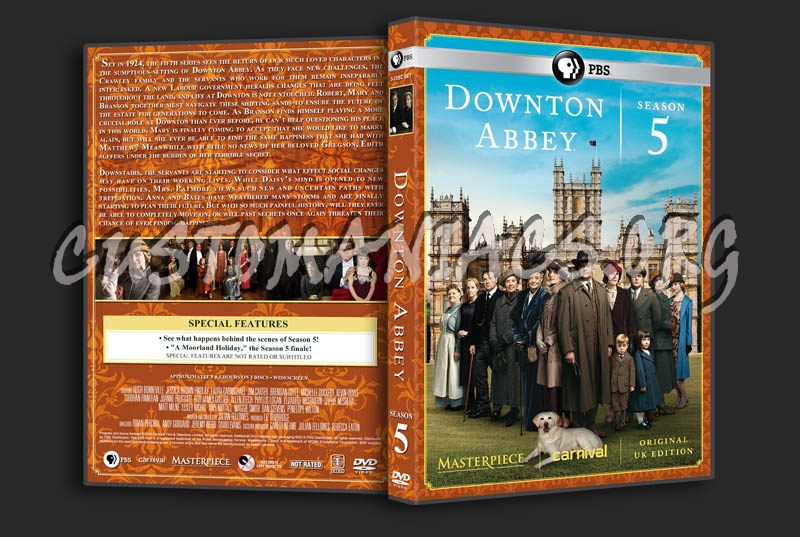 Downton Abbey - Season 5 dvd cover