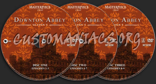 Downton Abbey - Season 5 dvd label
