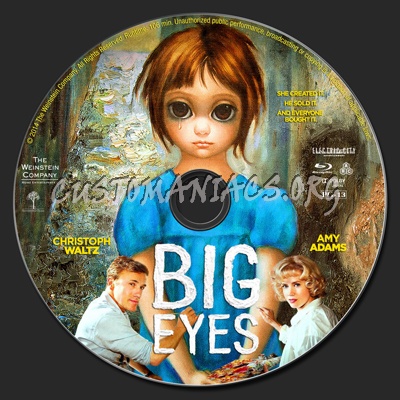 Big Eyes blu-ray label