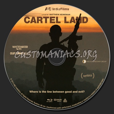 Cartel Land blu-ray label