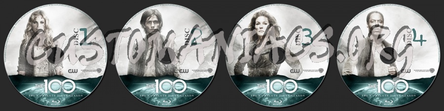 The 100 Season 1 blu-ray label