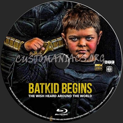Batkid Begins blu-ray label