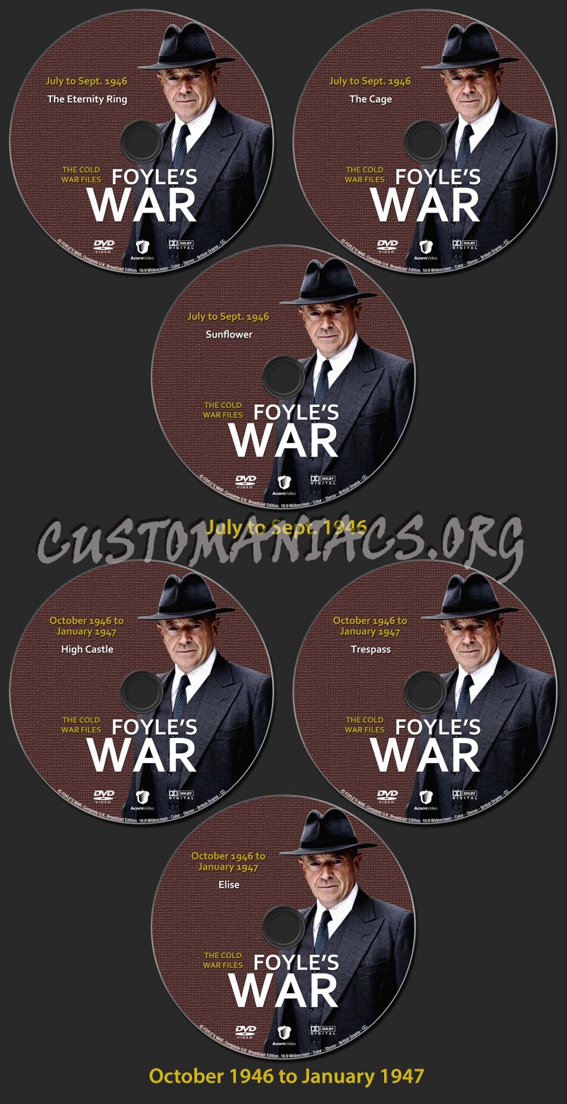 Foyle's War - The Cold War Files dvd label