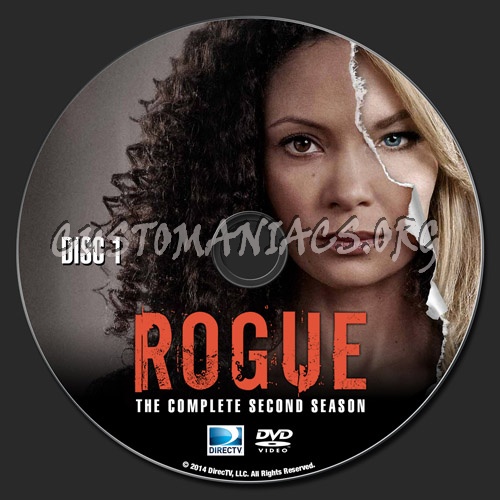 Rogue Season 2 dvd label