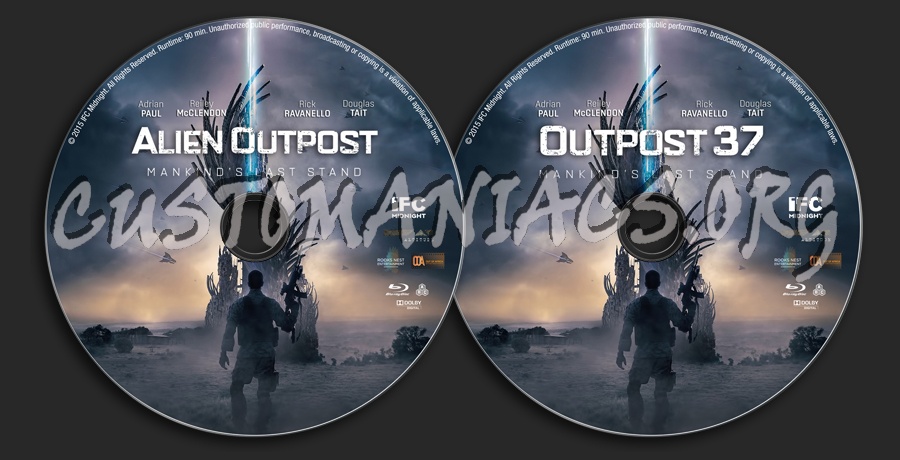 Alien Outpost (aka: Outpost 37) blu-ray label