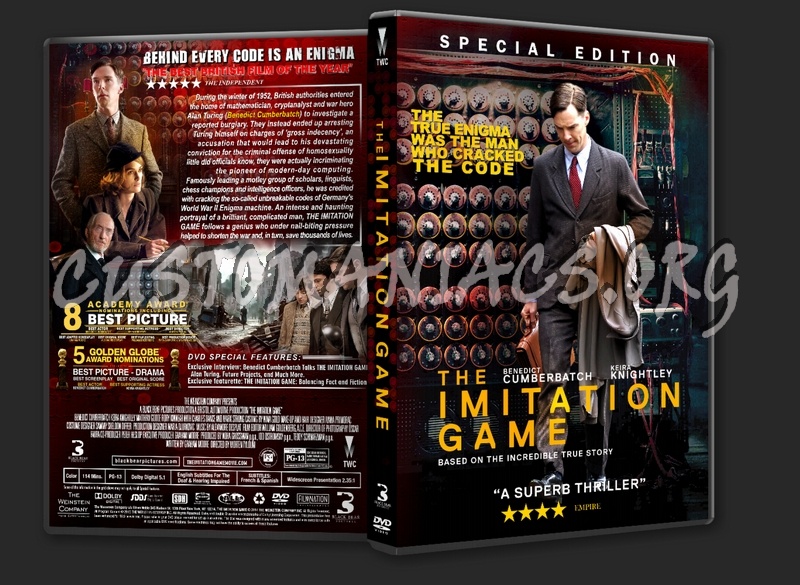 The Imitation Game (2014) dvd cover