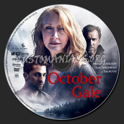 October Gale dvd label