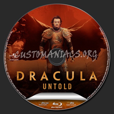 Dracula Untold blu-ray label