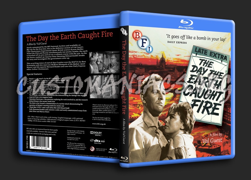 The Day The Earth Caught Fire blu-ray cover