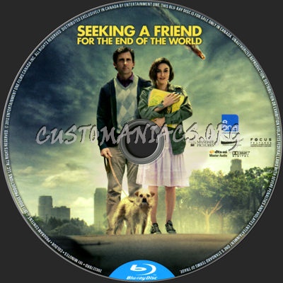 Seeking a Friend for the End of the World blu-ray label