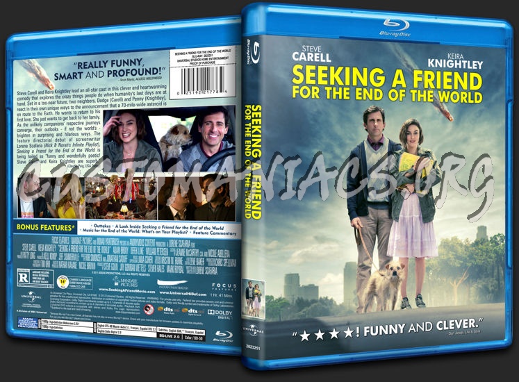 Seeking a Friend for the End of the World blu-ray cover