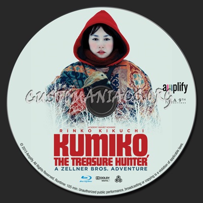 Kumiko, the Treasure Hunter blu-ray label