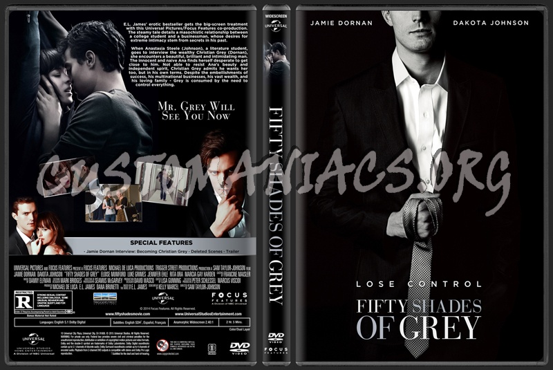 Fifty Shades Of Grey dvd cover
