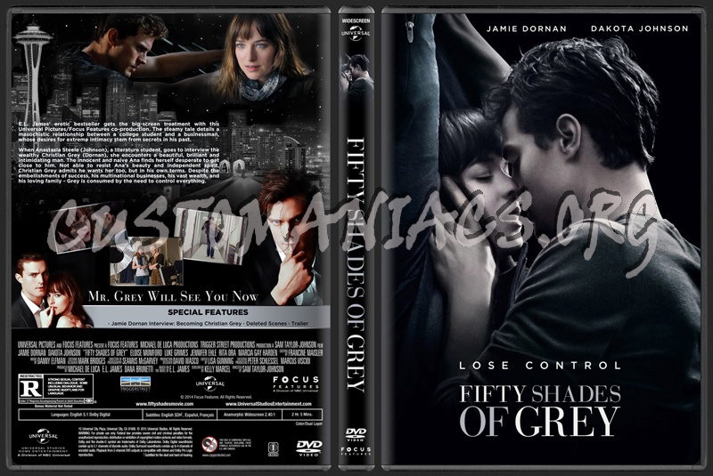 Fifty Shades Of Grey dvd cover