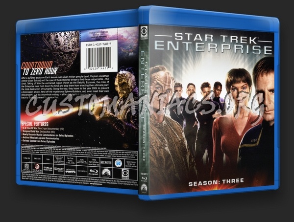 Star Trek Enterprise Season 3 blu-ray cover