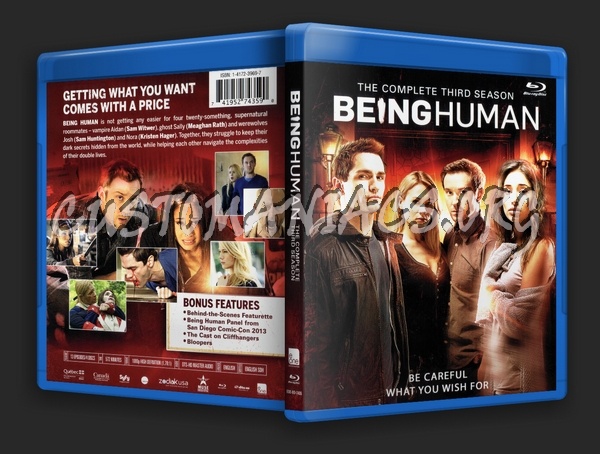 Being Human US Season 3 blu-ray cover