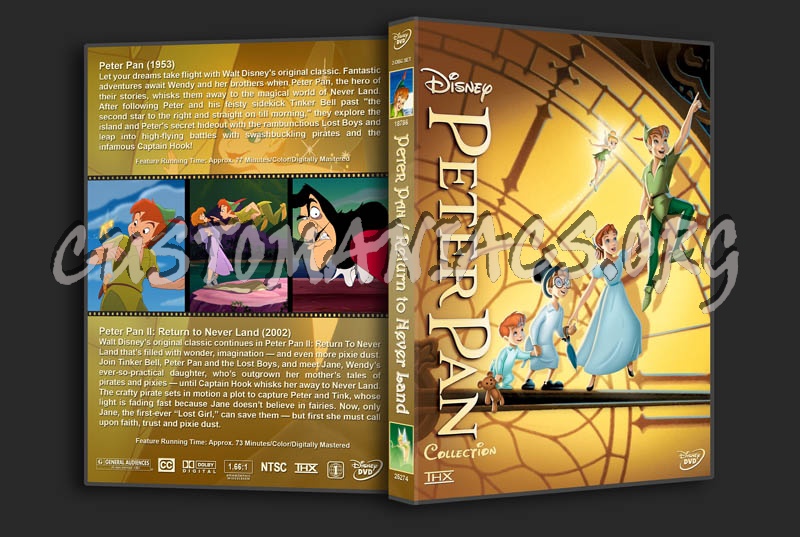 Peter Pan / Peter Pan II Double Feature dvd cover