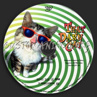 That Darn Cat dvd label