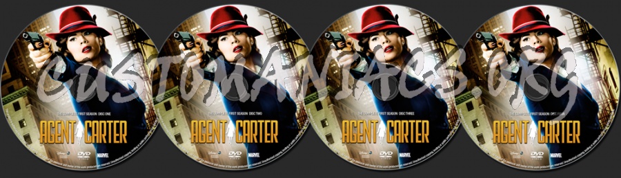 Agent Carter Season 1 dvd label