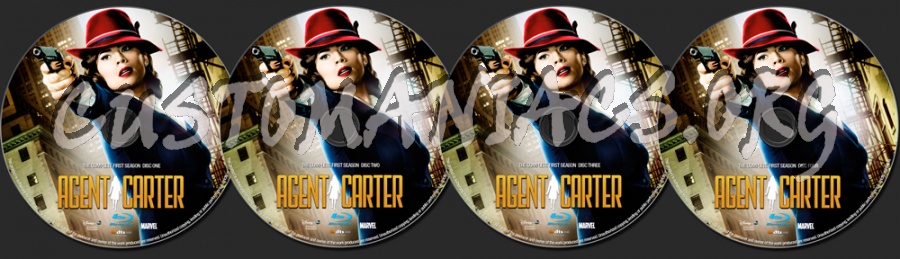 Agent Carter Season 1 blu-ray label