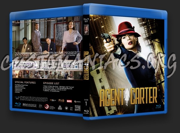 Agent Carter Season 1 blu-ray cover