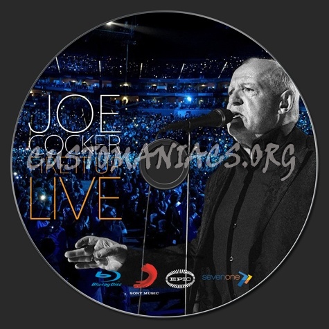 Joe Cocker Fire It Up Live blu-ray label