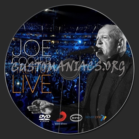 Joe Cocker Fire It Up Live dvd label