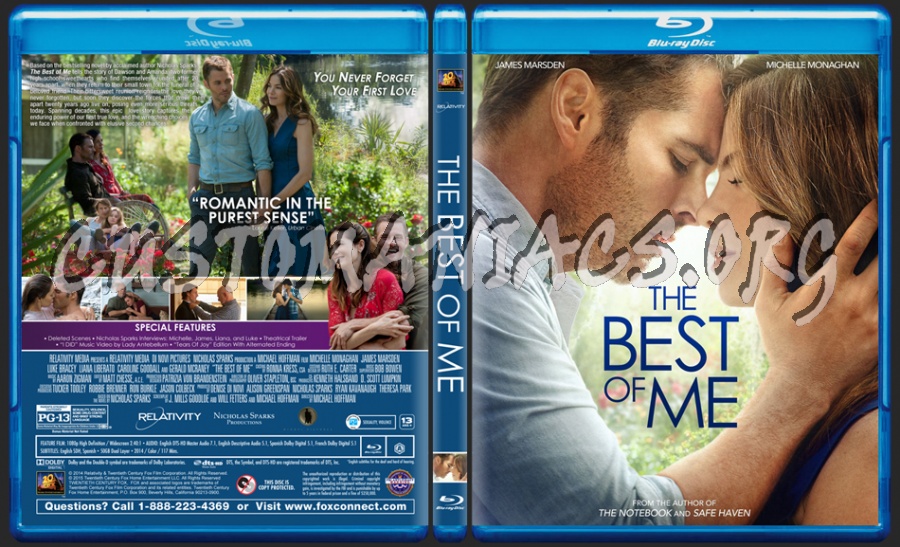 The Best Of Me dvd cover