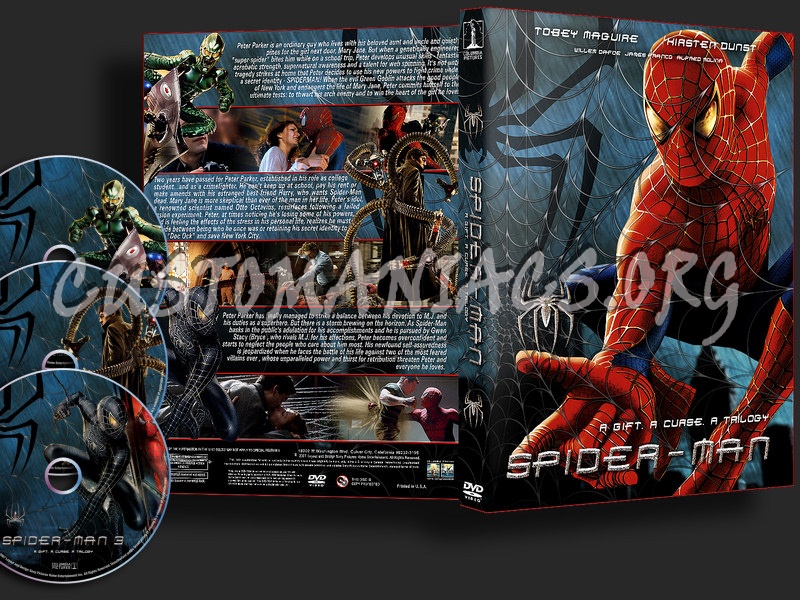 Spider-Man Trilogy dvd cover