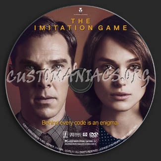 The Imitation Game dvd label