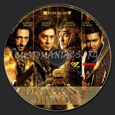 Dragon Blade blu-ray label