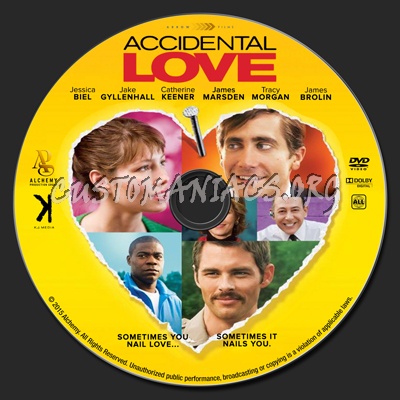 Accidental Love dvd label
