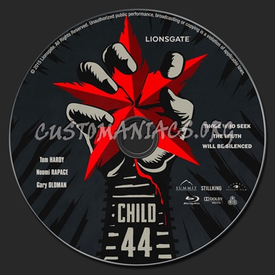 Child 44 blu-ray label