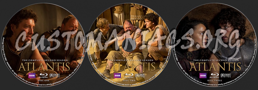 Atlantis Season Two blu-ray label