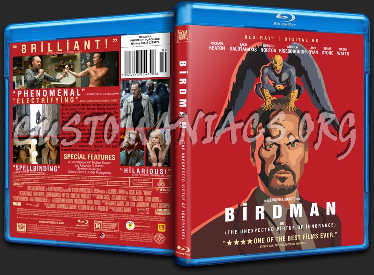 Birdman blu-ray cover