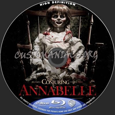 Annabelle blu-ray label
