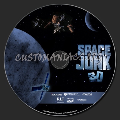 Space Junk 3D blu-ray label