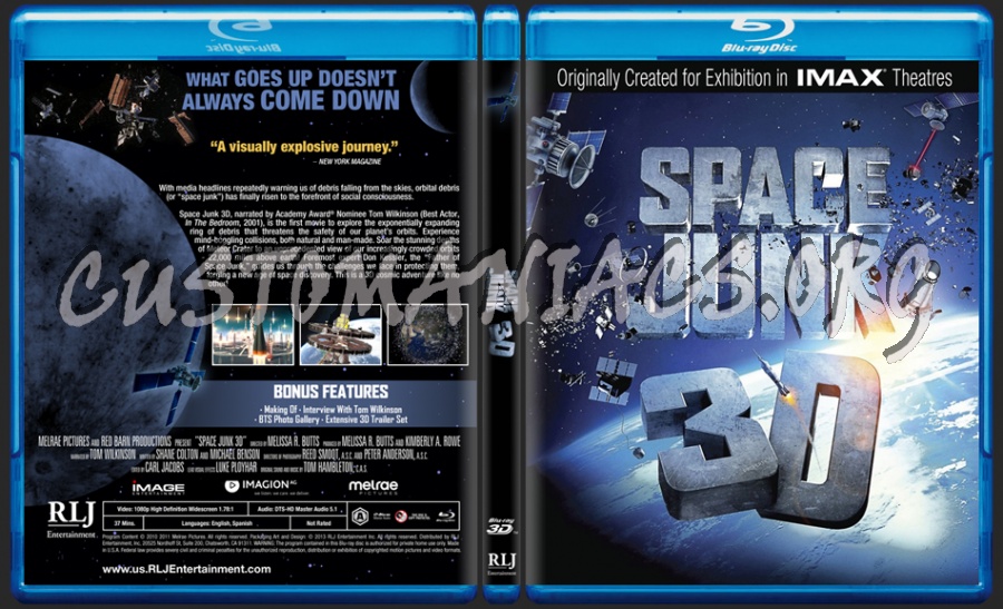 Space Junk 3D dvd cover