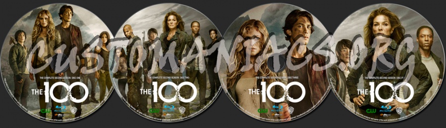 The 100 Season 2 blu-ray label