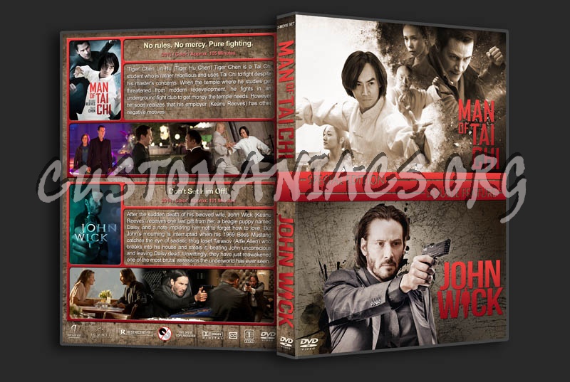 Man of Tai Chi / John Wick Double Feature dvd cover