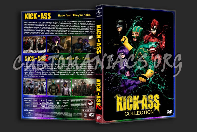 Kick-Ass Double Feature dvd cover
