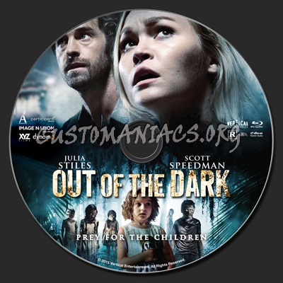 Out Of The Dark blu-ray label