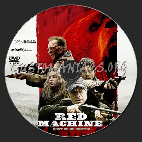 Red Machine dvd label