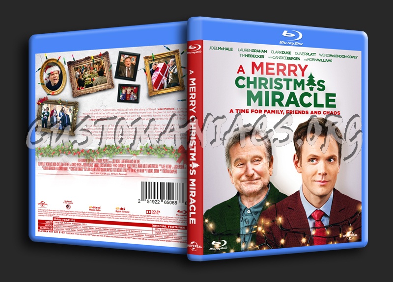 A Merry Christmas Miracle blu-ray cover