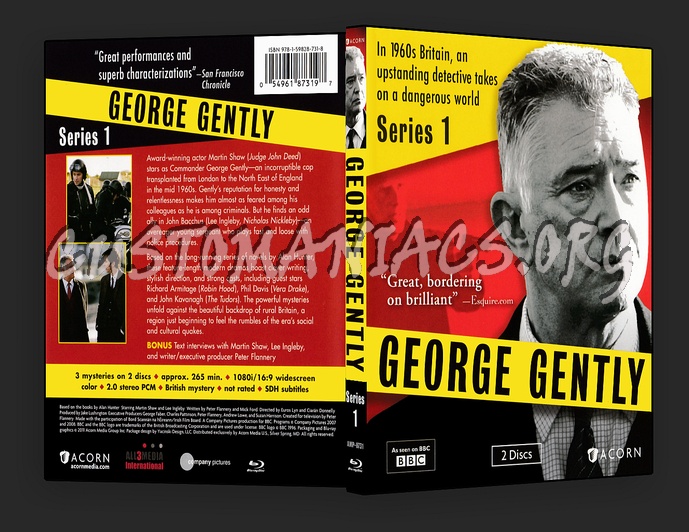 George Gently Series 1 blu-ray cover