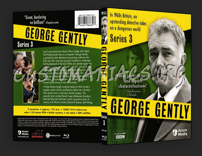 George Gently Series 3 blu-ray cover