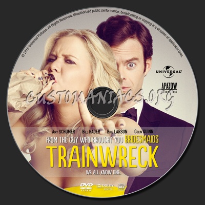 Trainwreck dvd label