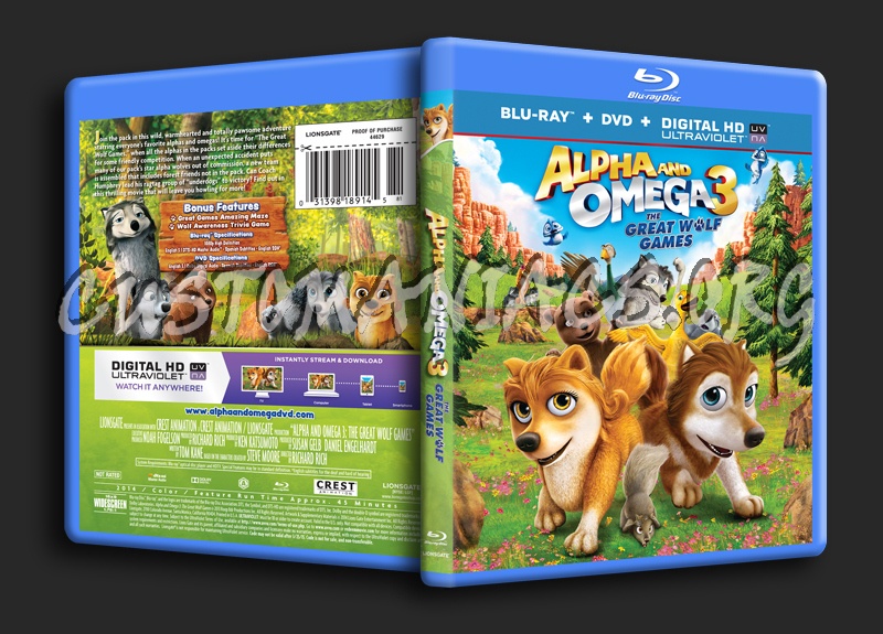 Alpha and Omega 3: The Great Wolf Games Blu-ray (Blu-ray + DVD +