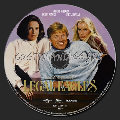 Legal Eagles dvd label